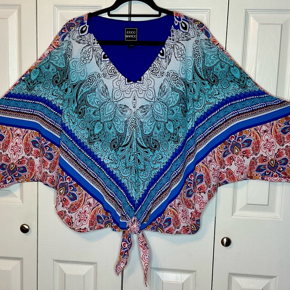 Coco Bianco Multicolor Boho Top